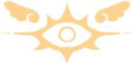 spikey eyeball with cute anime wings